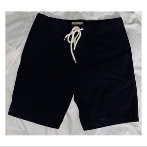 CRASH black shorts (white tie string)